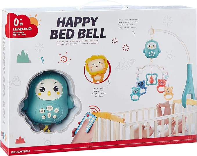 Baby Bell Rotation Toy - Sensory & Motor Skills Development