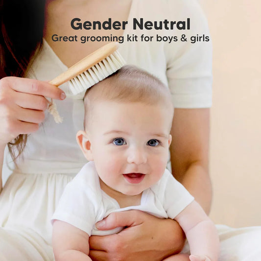 Kidilo Baby Brush and Comb Set - Gentle Hair Care Kit