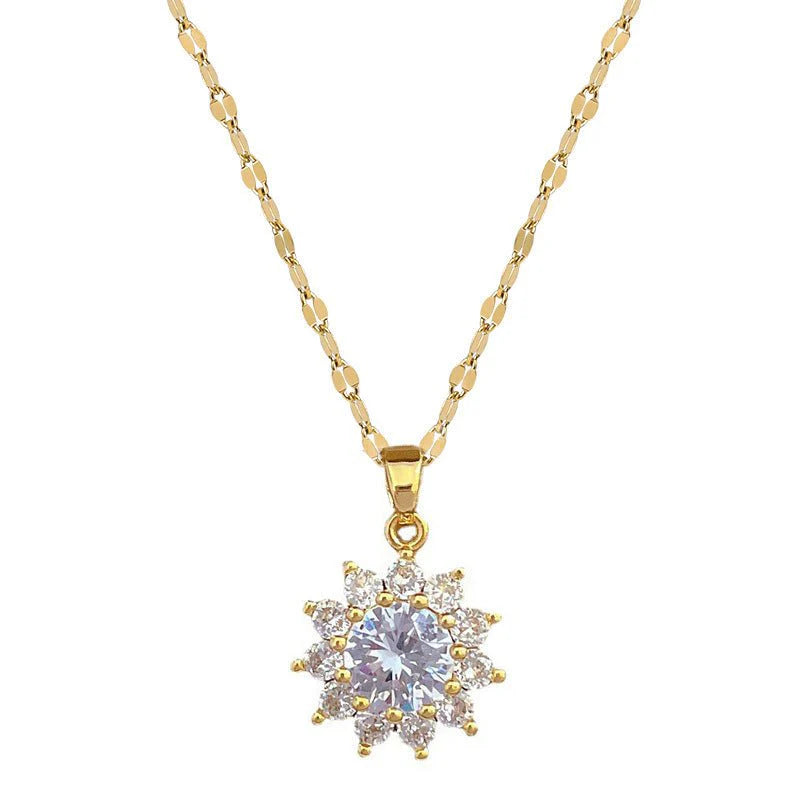 Sunflower Necklace for Women - Fashion Jewelry