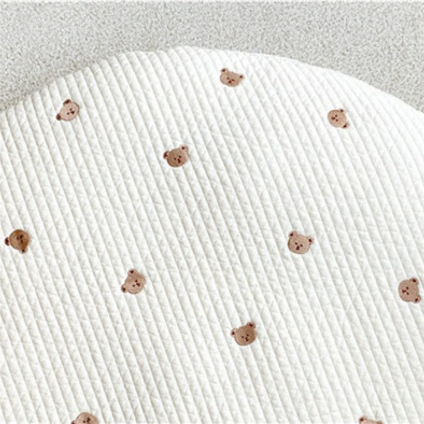 Cuddly Bears Round Baby Playmat Soft Comfort Collection (85cm)