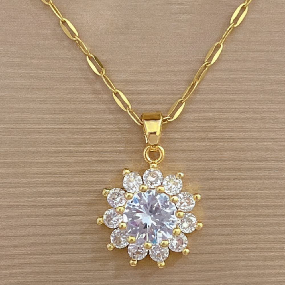 Sunflower Necklace for Women - Fashion Jewelry