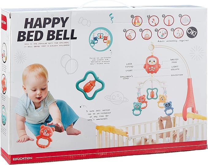 Baby Bell Rotation Toy - Sensory & Motor Skills Development