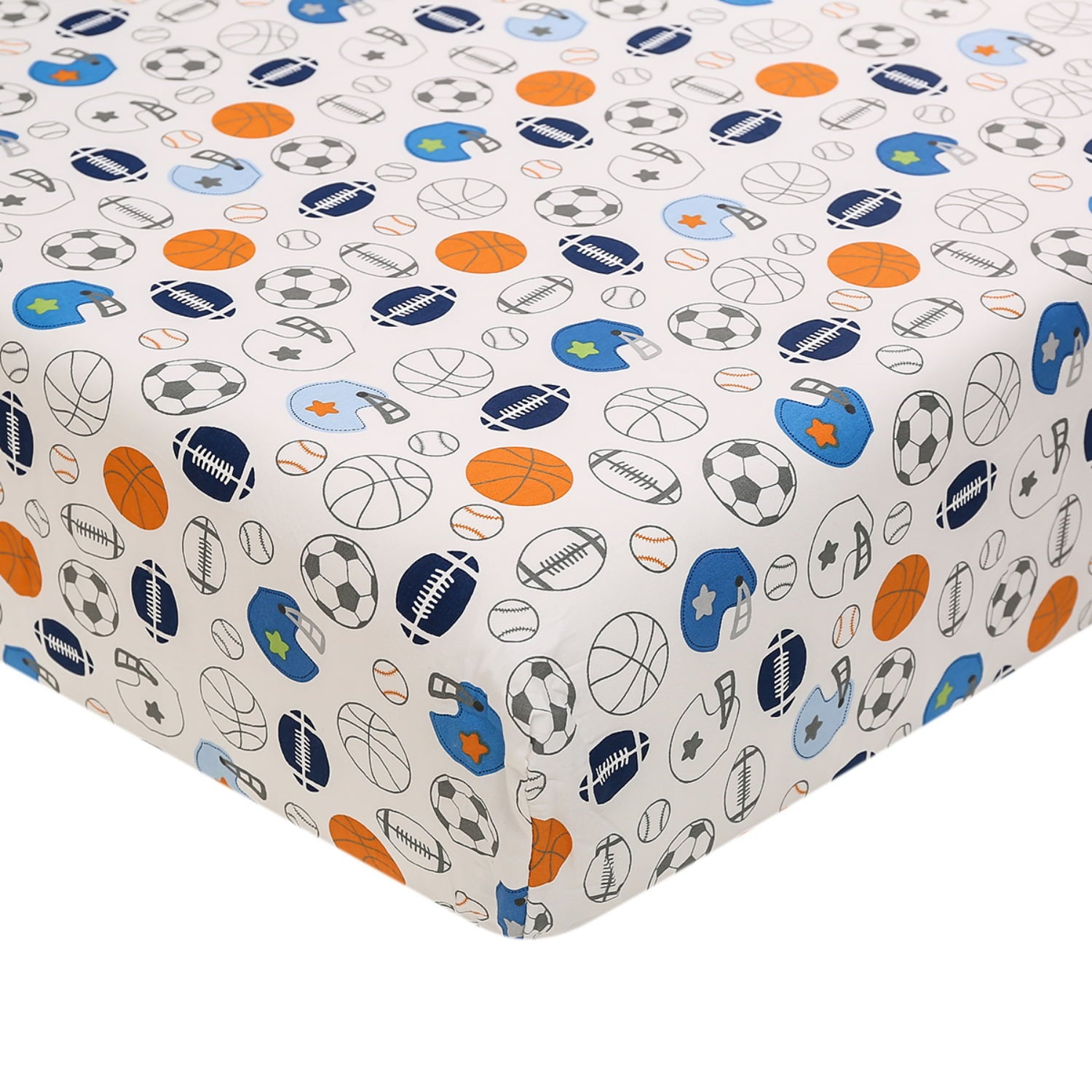 Baseball 5-Piece Baby Crib Bedding Set | 100% Cotton Comfort Collection