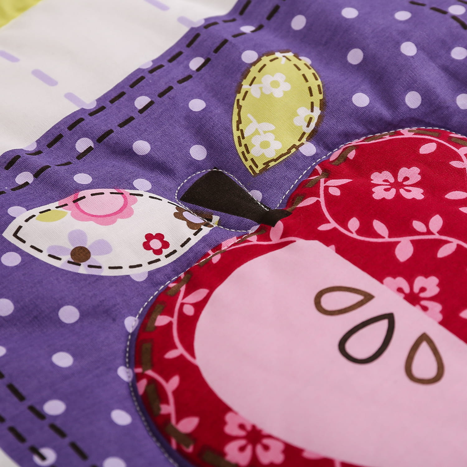 Lavender Love 5-Piece Baby Crib Bedding Set 100% Cotton Comfort Collection