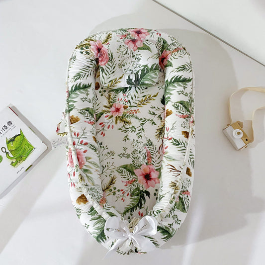 Blossom Flower 100% Cotton Baby Sleeping Nest | Nature’s Comfort Collection | KSA Edition
