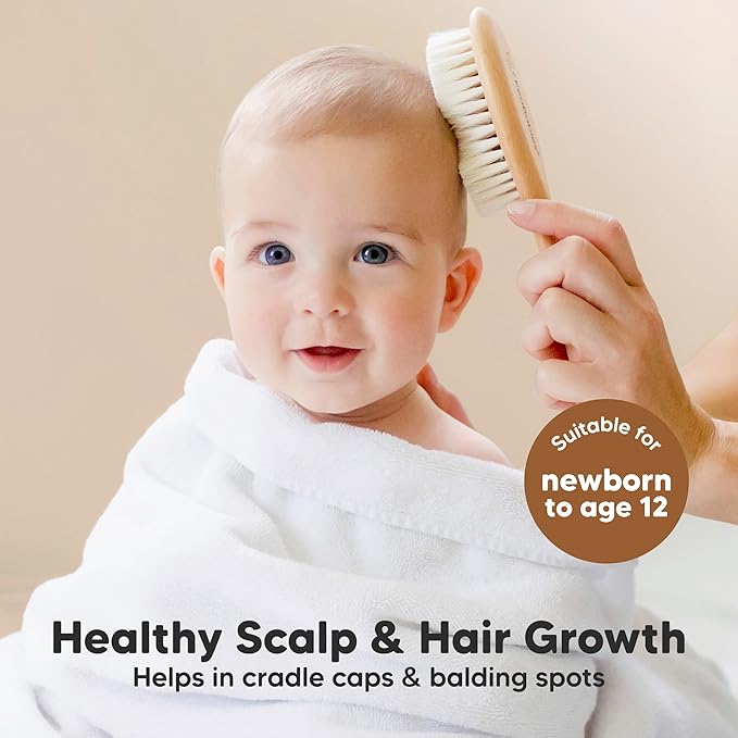 Kidilo Baby Brush and Comb Set - Gentle Hair Care Kit