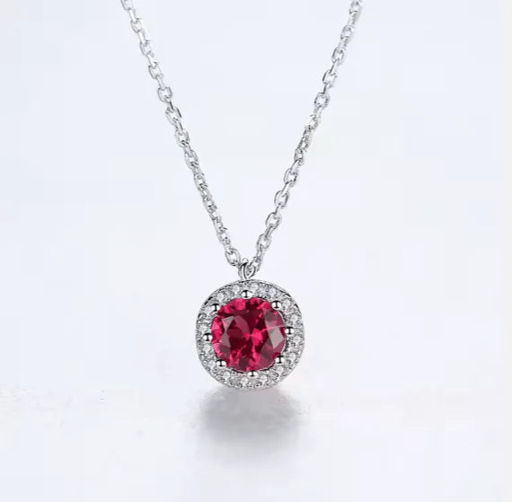 Sapphire Necklace Set - Elegant Gemstone Jewelry