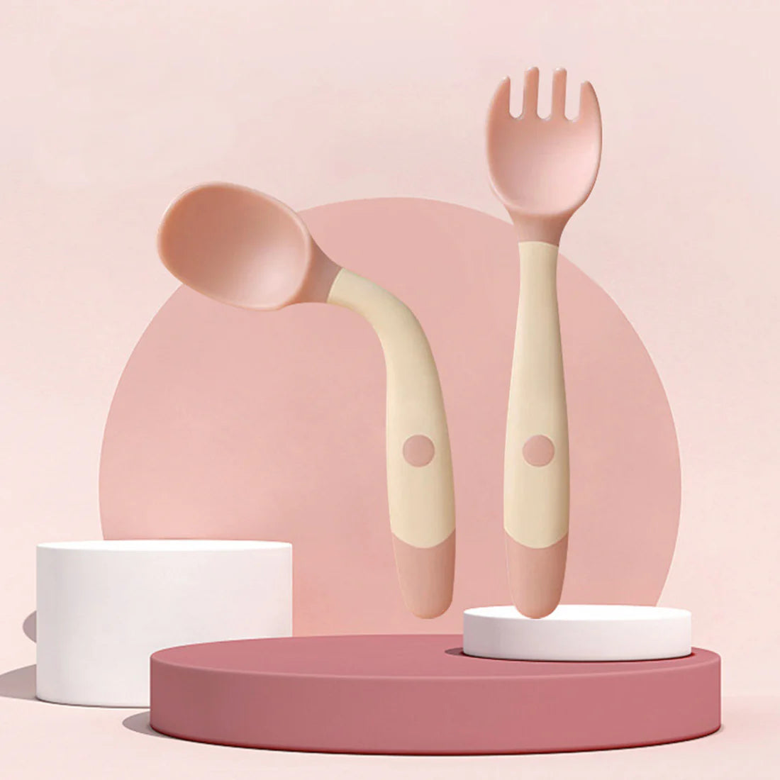 Silicone Training Spoon for Babies - Soft & Bendable