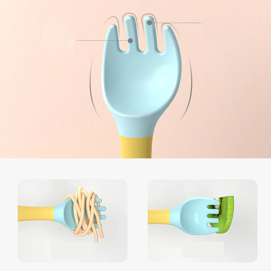 Silicone Training Spoon for Babies - Soft & Bendable