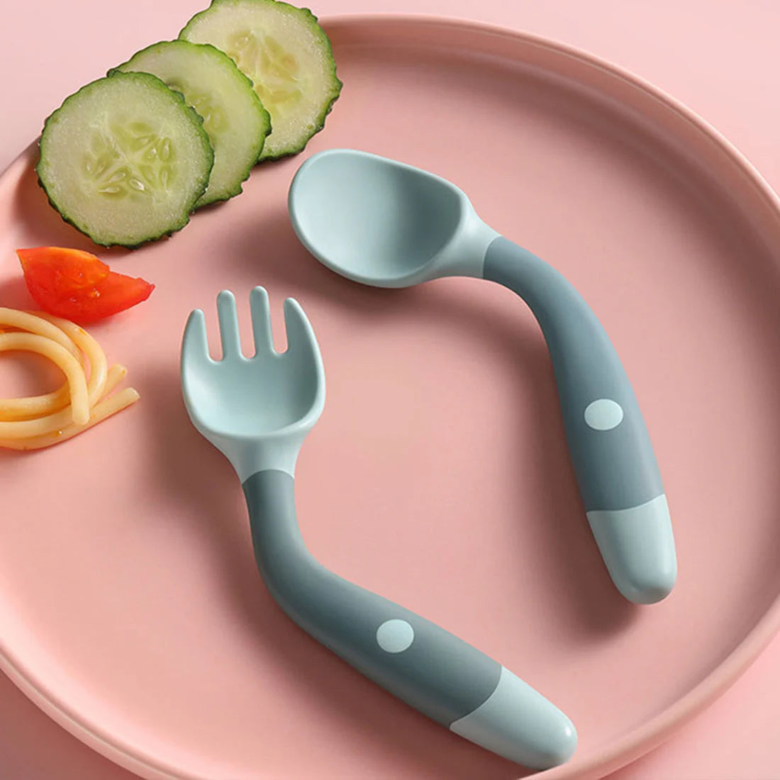 Silicone Training Spoon for Babies - Soft & Bendable