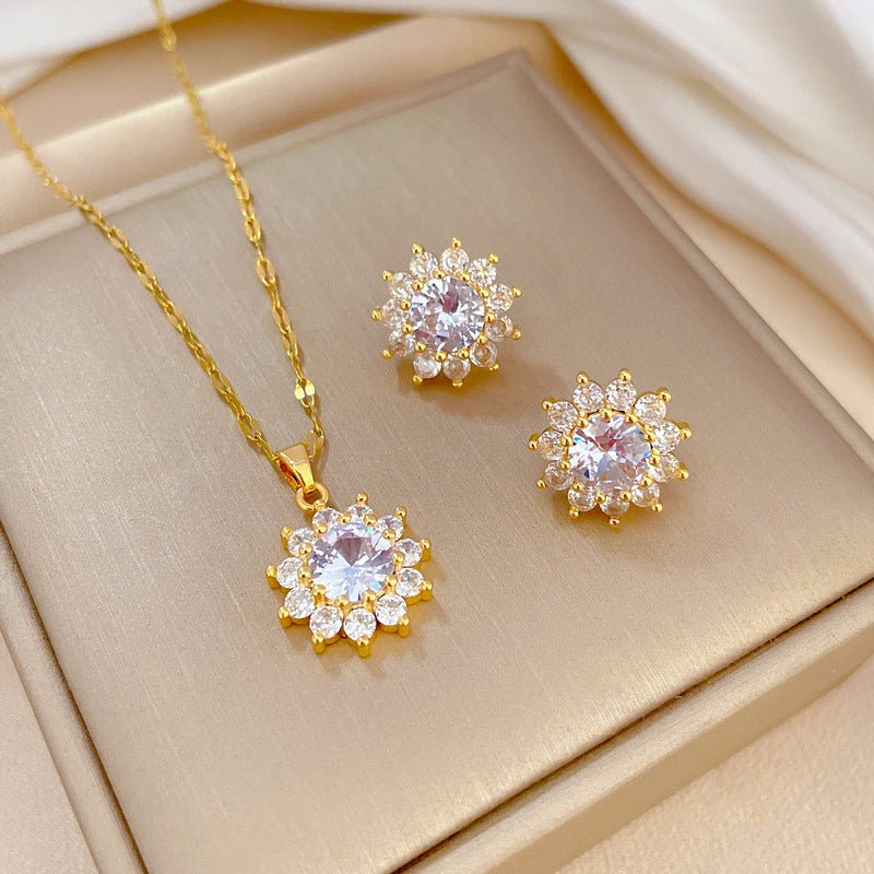 Sunflower Necklace for Women - Fashion Jewelry